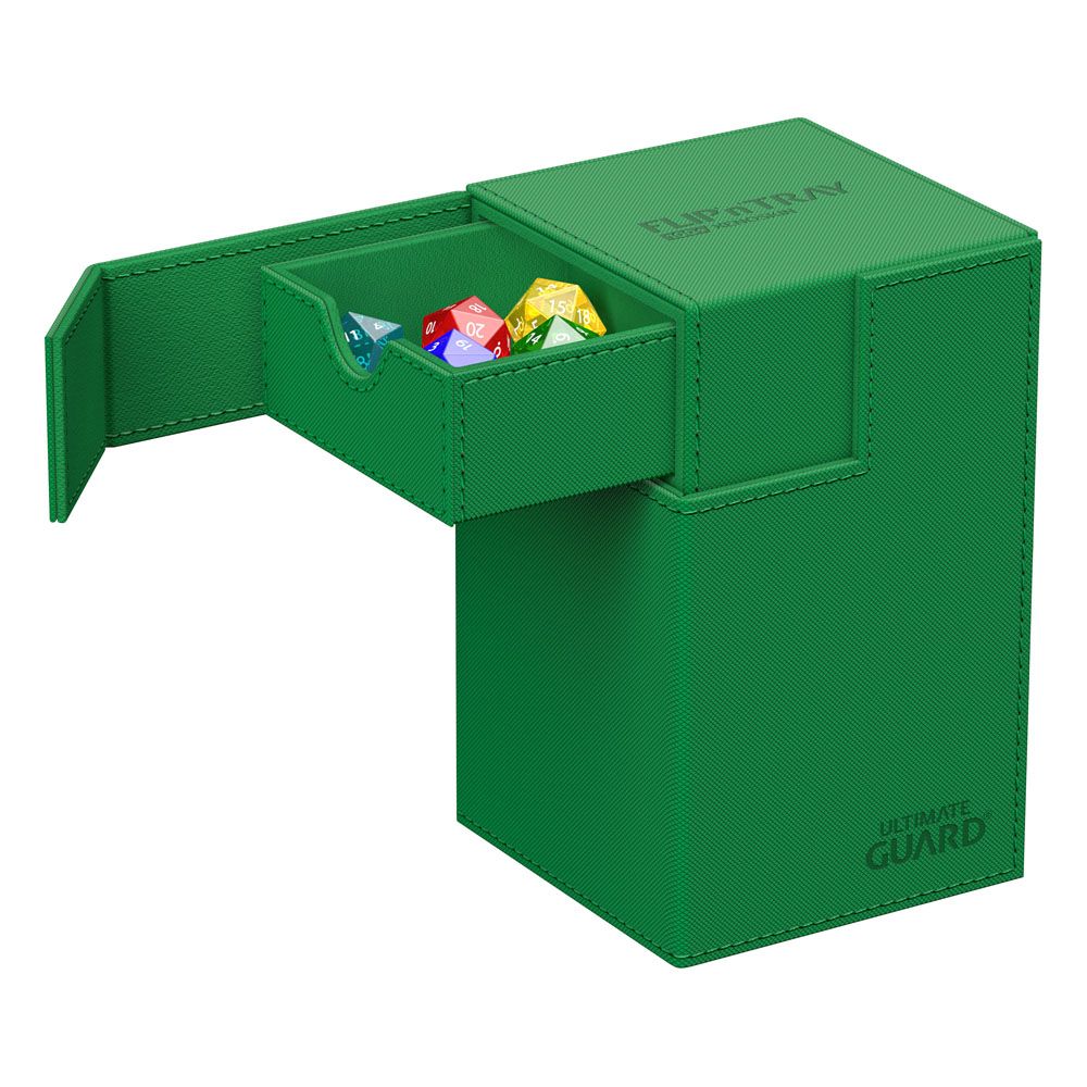 Ultimate Guard Flip`n`Tray 100+ XenoSkin Monocolor Green Ultimate Guard Flip`n`Tray 100+ XenoSkin Monocolor Green