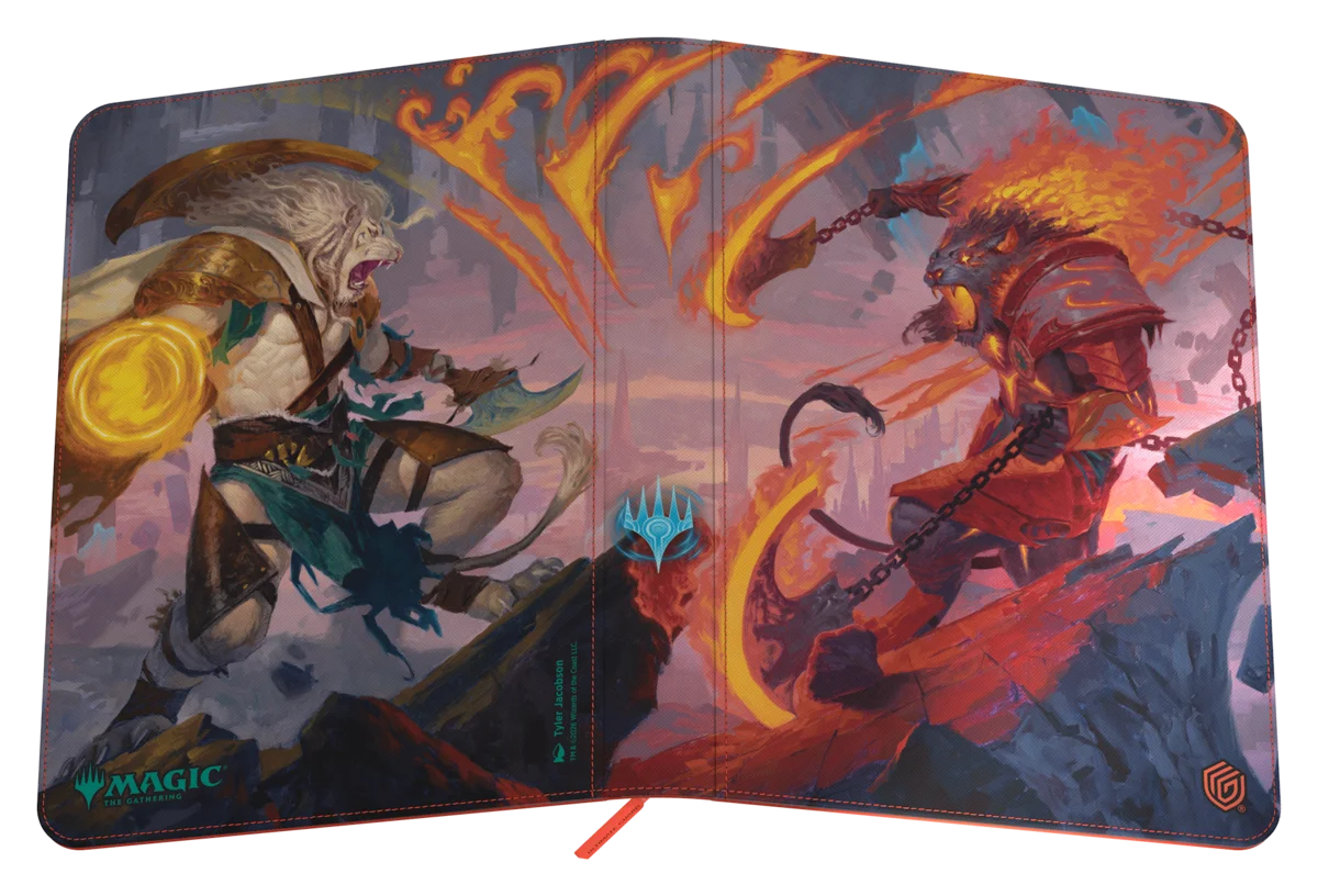 Ultimate Guard Zipfolio 360 Xenoskin Magic: The Gathering "Reality Fracture" / Ajani Resolute / Ajani Unrelenting