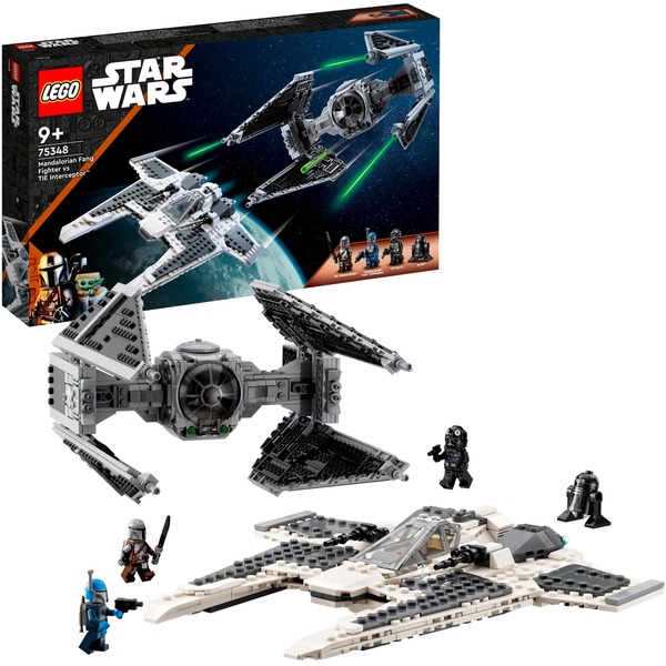 LEGO Star Wars Mandalorian Fang Fighter vs. TIE Interceptor LEGO Star Wars Mandalorian Fang Fighter vs. TIE Interceptor