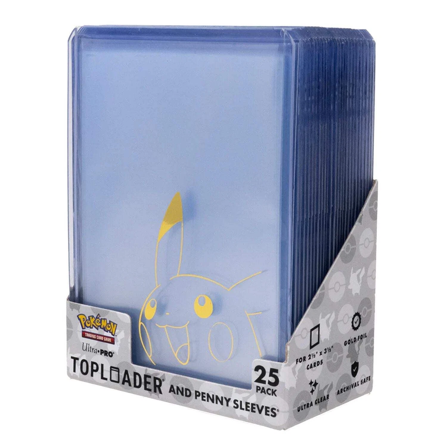 Pikachu Toploader & Penny Sleeves Bundle (25)