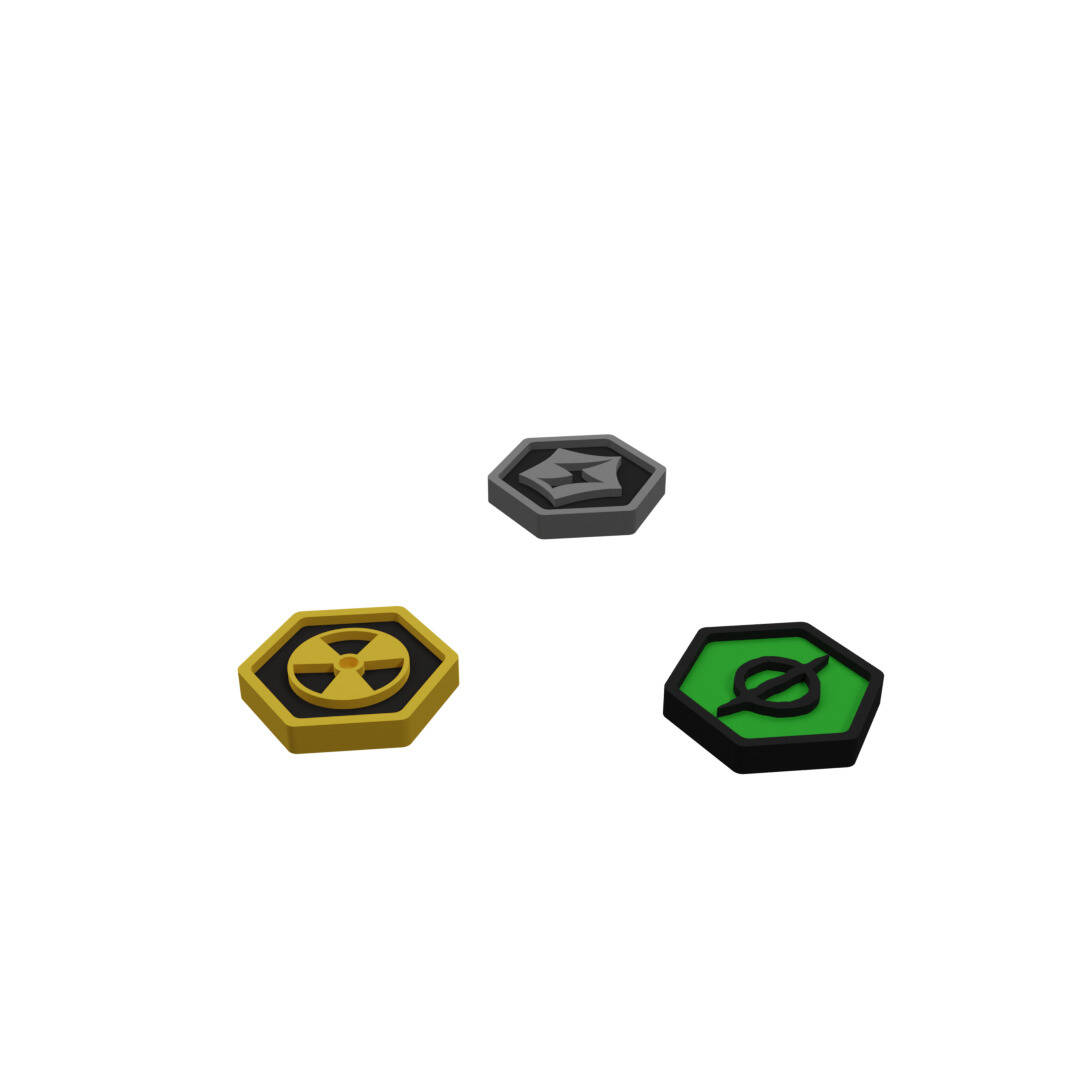 MtG 3D counters Toxic Set MtG 3D counters Toxic Set