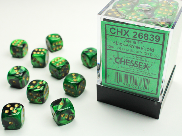 Chessex 12mm d6 Gemini Chessex 12mm d6 Gemini