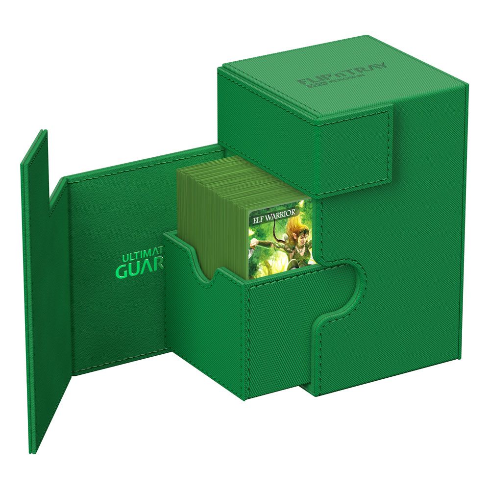 Ultimate Guard Flip`n`Tray 100+ XenoSkin Monocolor Green Ultimate Guard Flip`n`Tray 100+ XenoSkin Monocolor Green