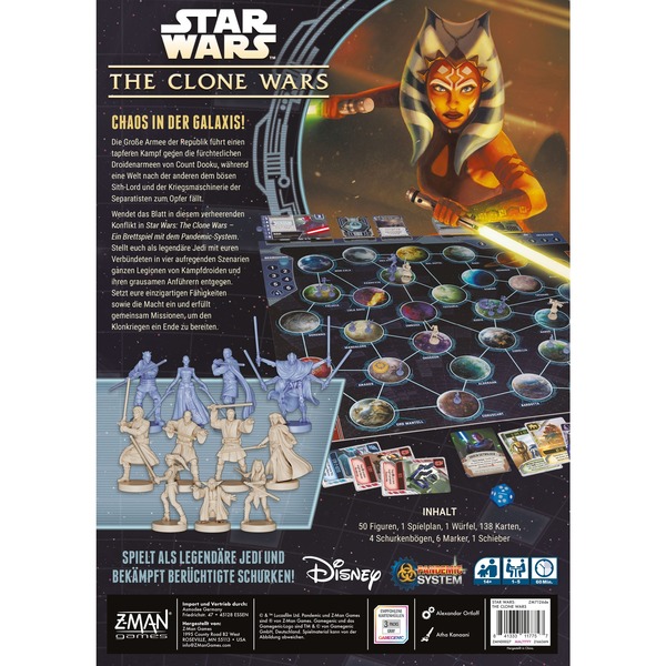 Star Wars Clone Wars Spiel Hinterseite