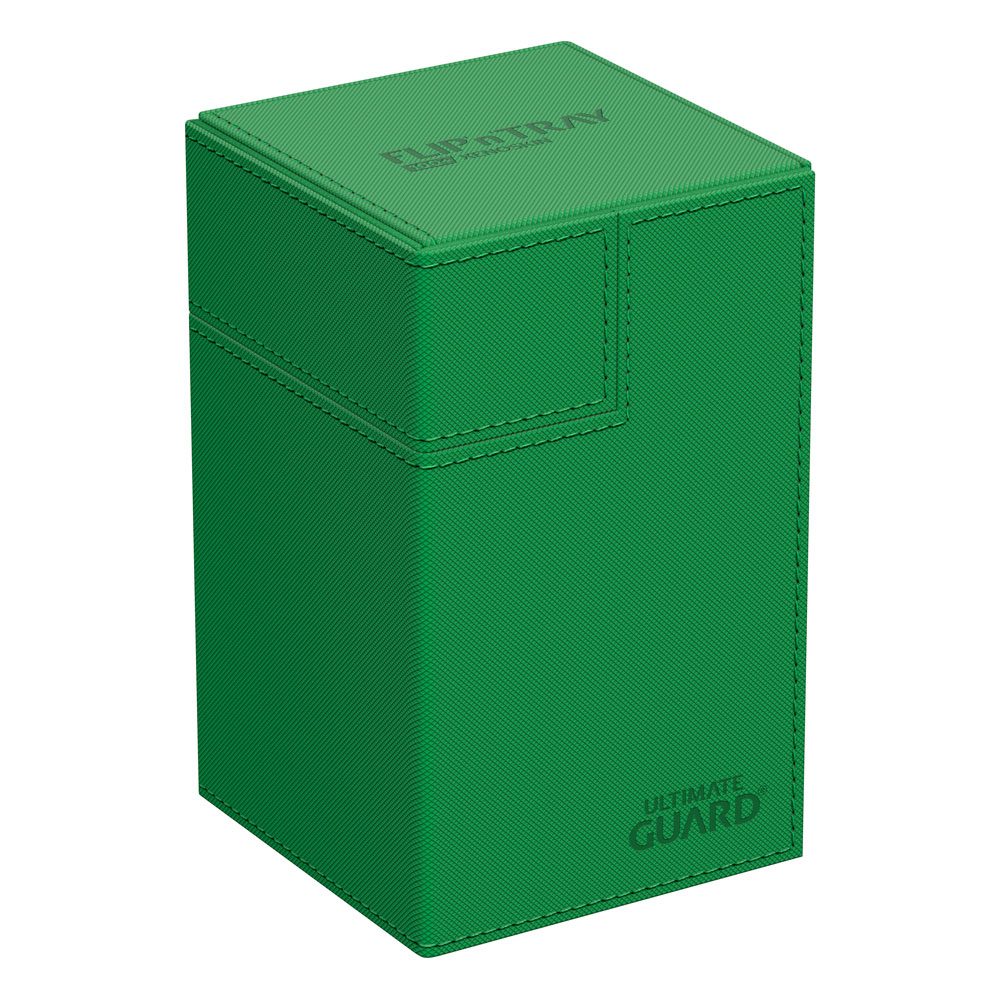Ultimate Guard Flip`n`Tray 100+ XenoSkin Monocolor Green Ultimate Guard Flip`n`Tray 100+ XenoSkin Monocolor Green