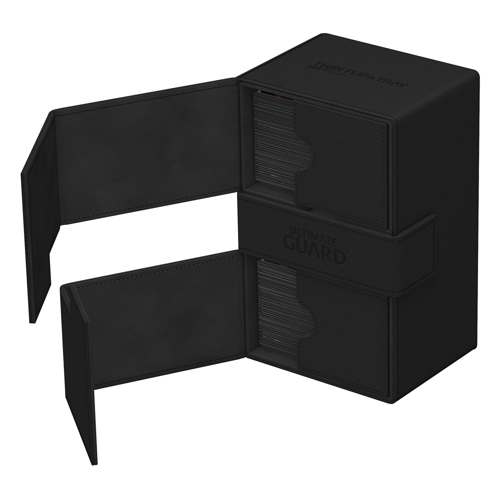 Ultimate Guard Twin Flip`n`Tray 160+ XenoSkin Monocolor Black Ultimate Guard Twin Flip`n`Tray 160+ XenoSkin Monocolor Black