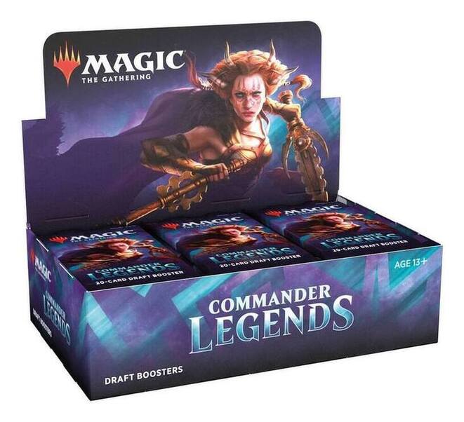 Magic the Gathering commander legends draft booster display