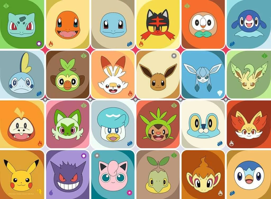 Pokémon Gesichter