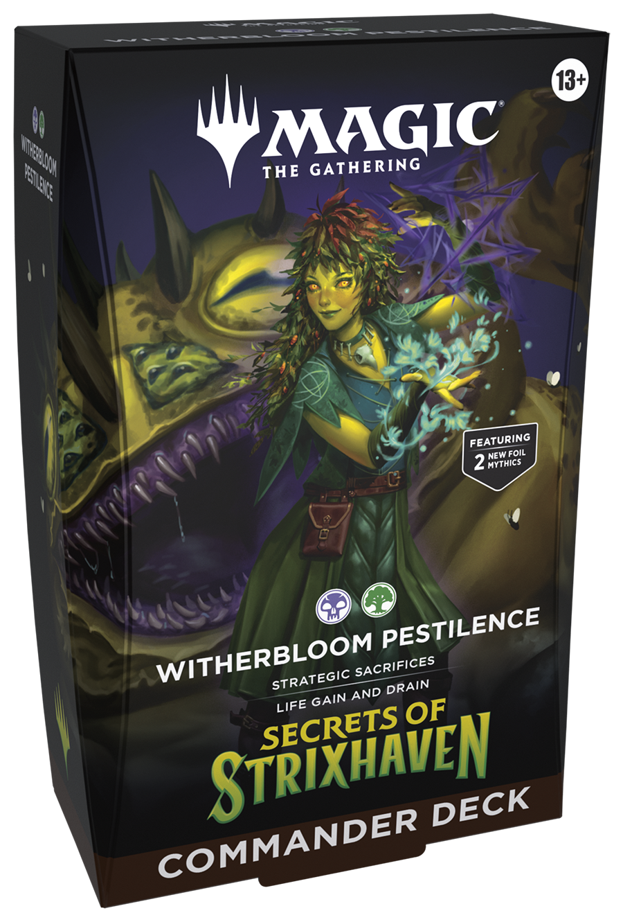 Magic The Gathering Secrets of Strixhaven Commander Deck Witherbloom Pestilence
