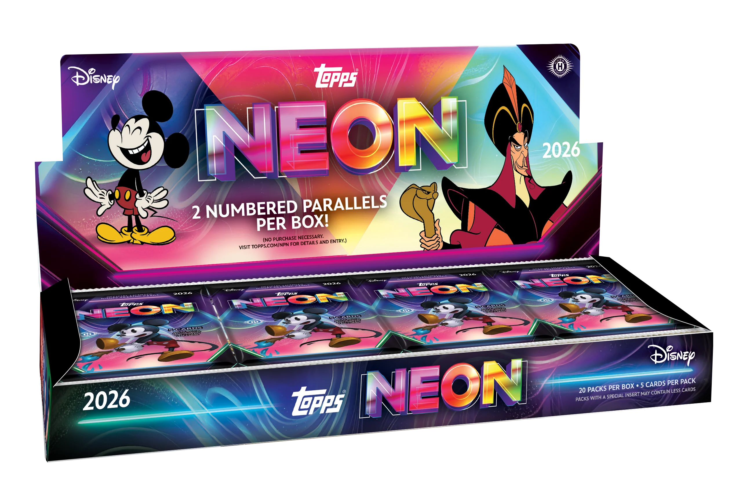 Topps Disney Neon 2026 - Hobby Box