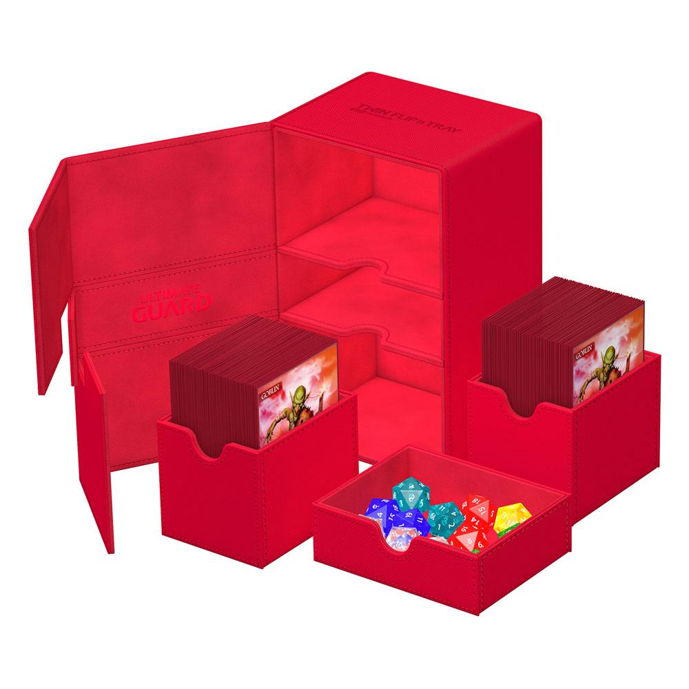 Ultimate Guard Twin Flip`n`Tray 160+ XenoSkin Monocolor Red Ultimate Guard Twin Flip`n`Tray 160+ XenoSkin Monocolor Red