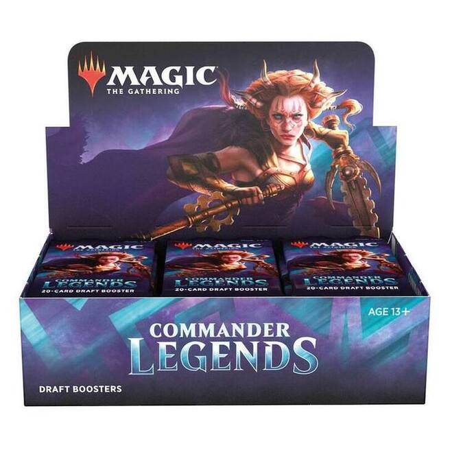 Magic the Gathering commander legends draft booster display