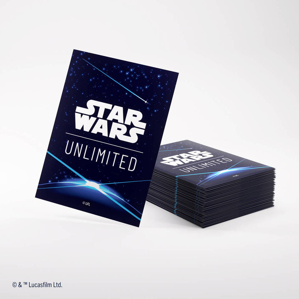 Star Wars: Unlimited Art Sleeves - Weltraum Blau