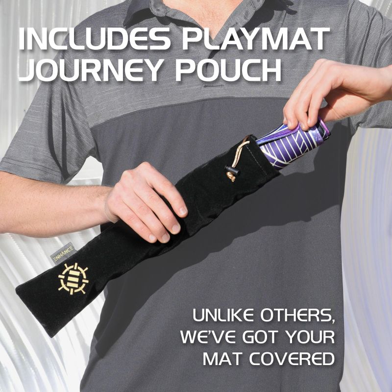 Playmat and Drawstring Travel Pouch (Stars)