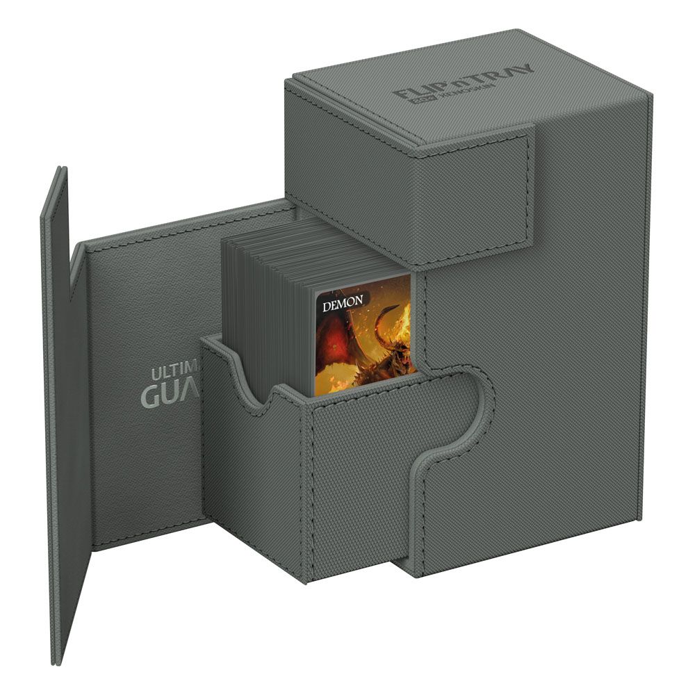 Ultimate Guard Flip`n`Tray 80+ XenoSkin Monocolor Grey Ultimate Guard Flip`n`Tray 80+ XenoSkin Monocolor Grey