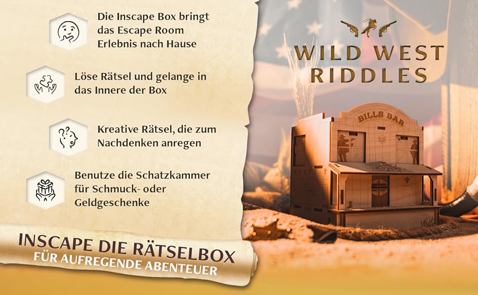 Wild West Riddles - Rätselbox