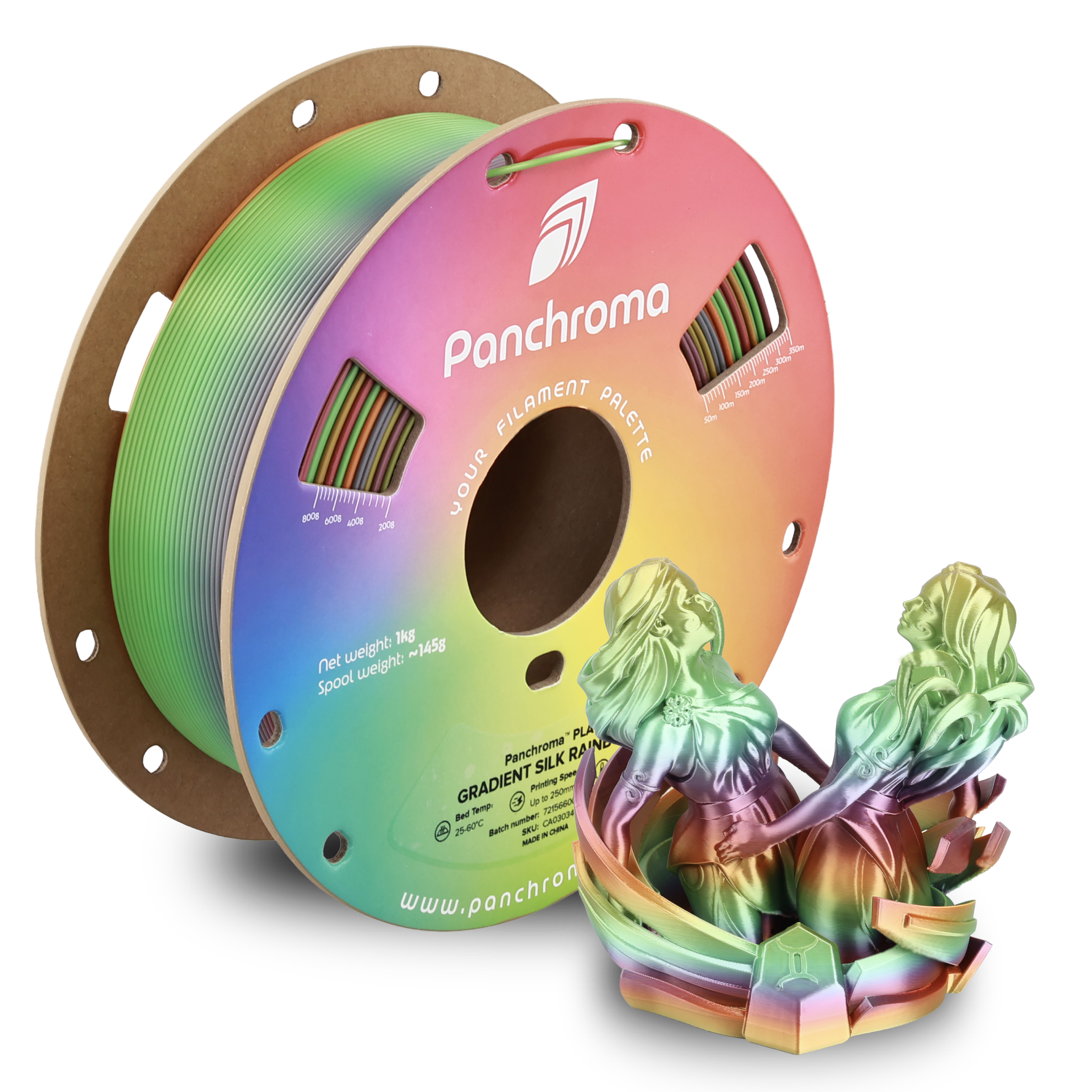 Panchroma PLA Gradient Silk Rainbow