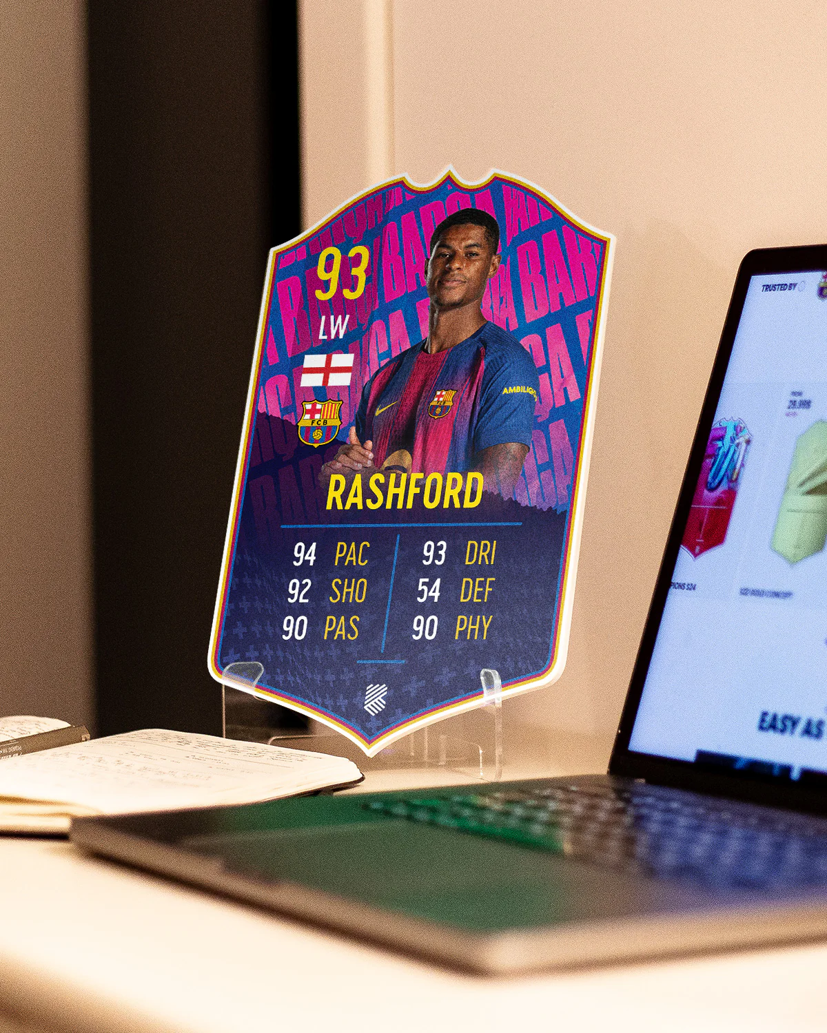 Fussball Spieler Karte - FC Barcelona