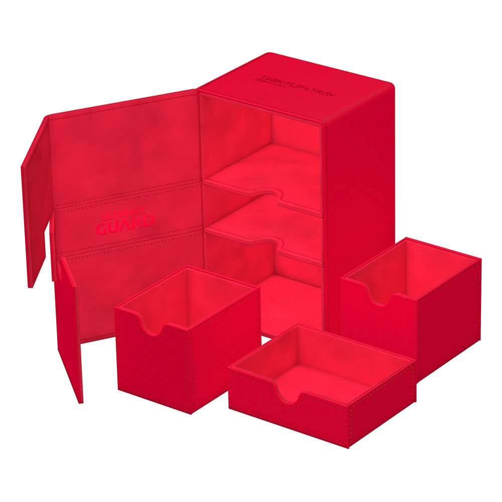 Ultimate Guard Twin Flip`n`Tray 160+ XenoSkin Monocolor Red Ultimate Guard Twin Flip`n`Tray 160+ XenoSkin Monocolor Red