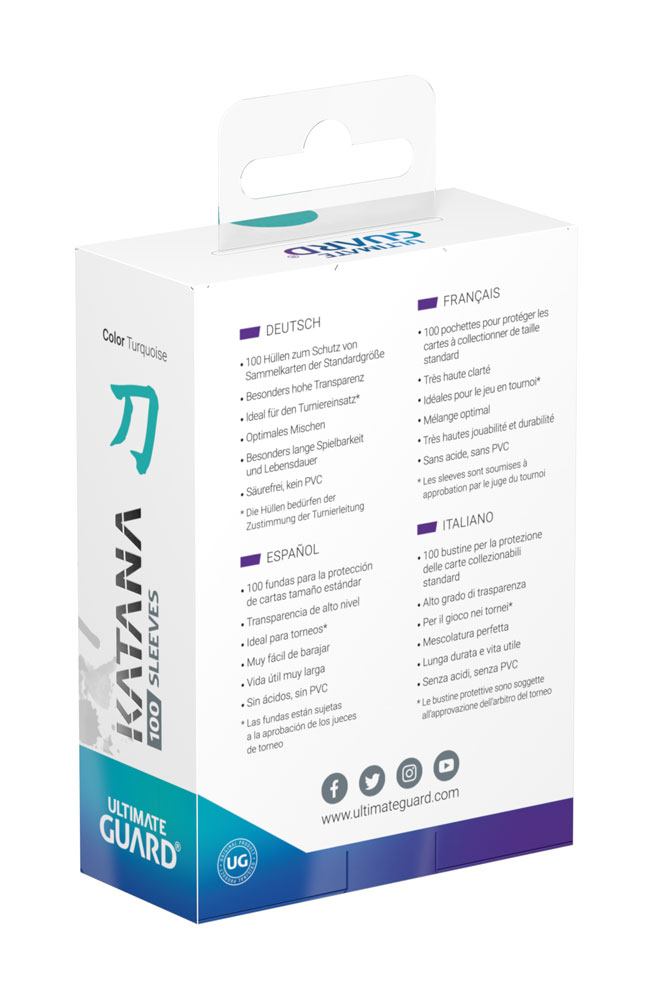 Ultimate Guard Katana Standard Sleeves (100 Sleeves) Ultimate Guard Katana Standard Sleeves (100 Sleeves)