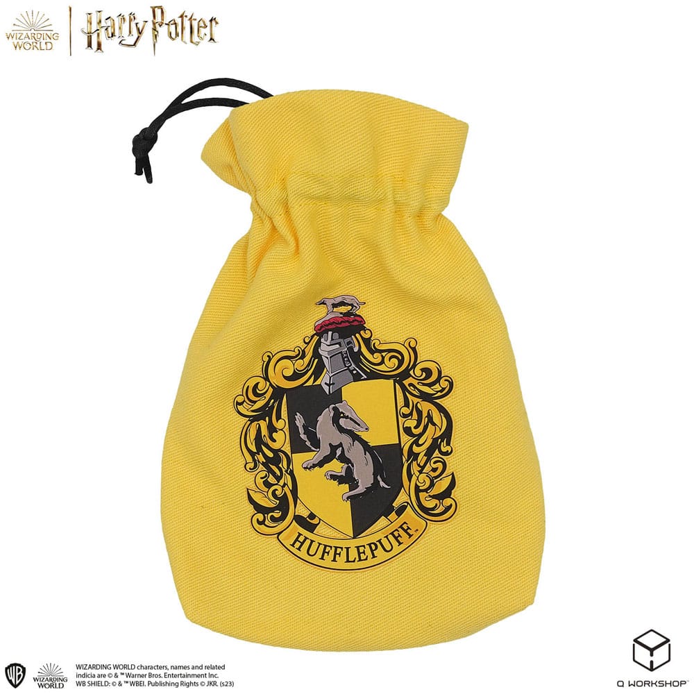 Harry Potter Dice & Pouch Set Hufflepuff