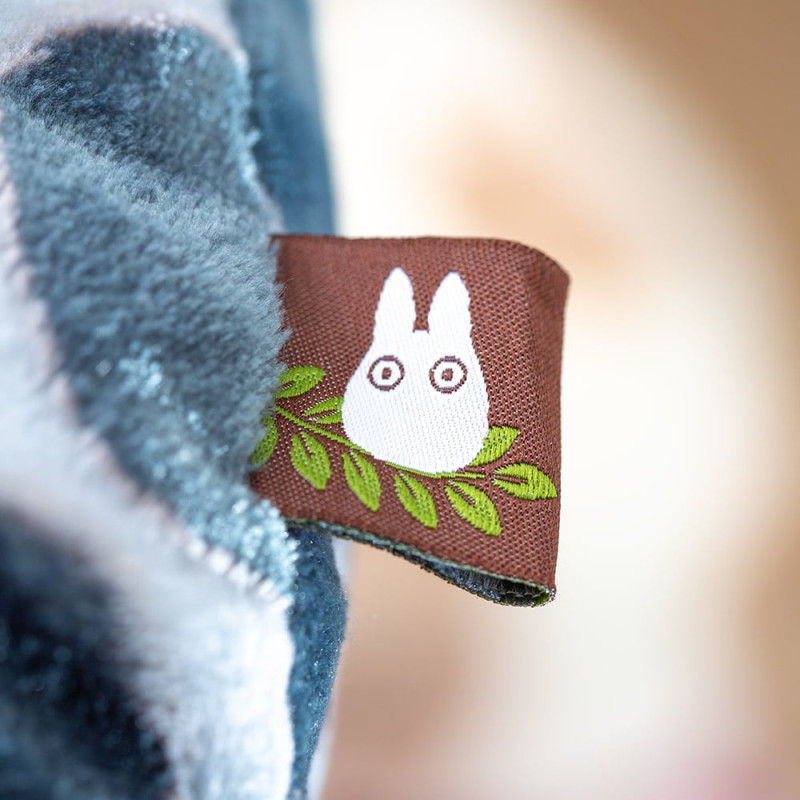 Opalised block cushion Soot Sprite silhouette - My Neighbor Totoro