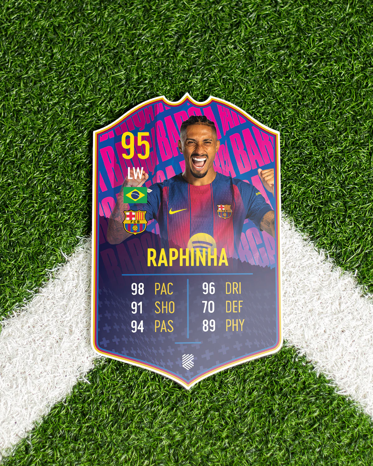 Fussball Spieler Karte - FC Barcelona