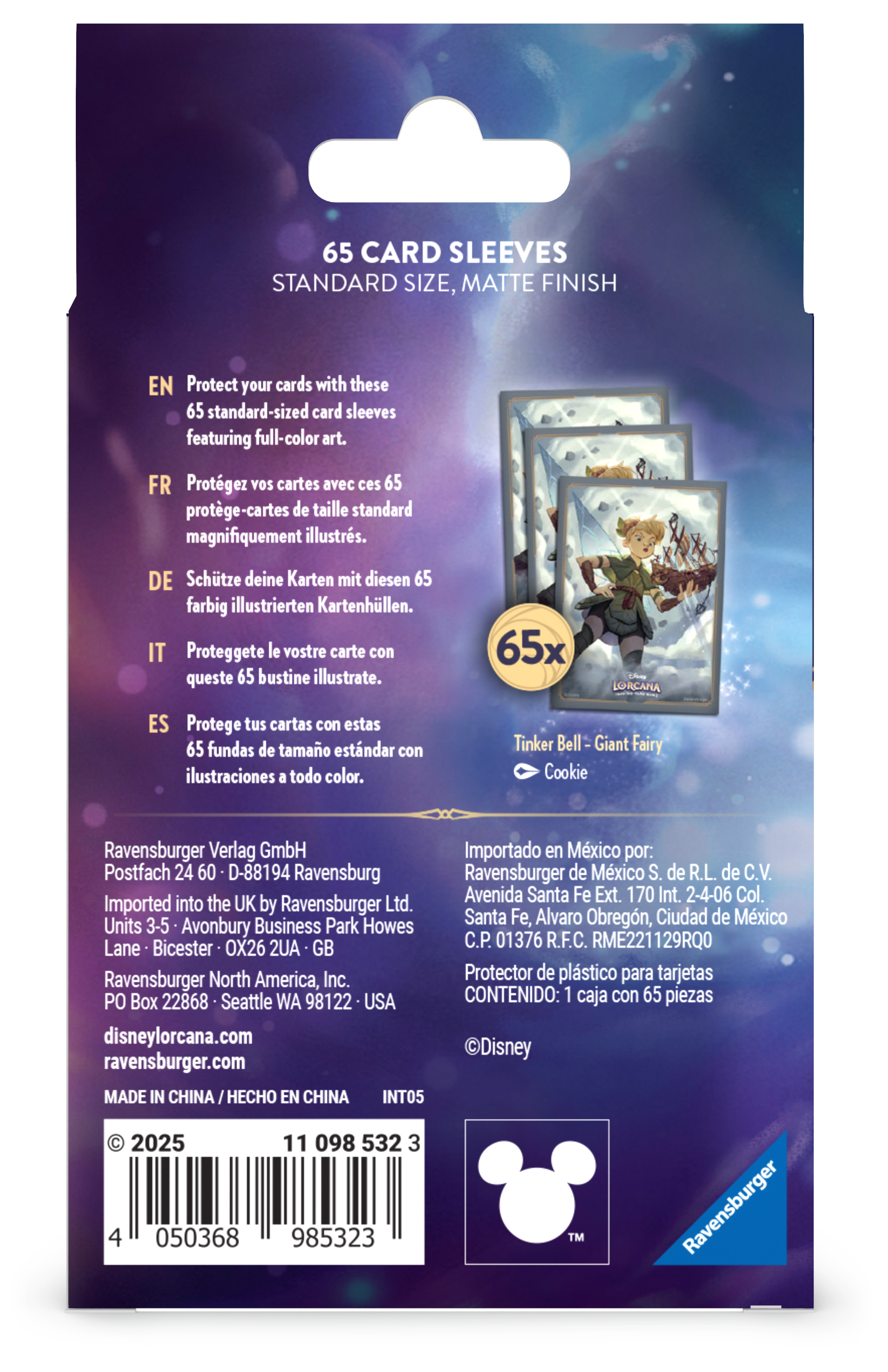 Lorcana Sleeves Tink