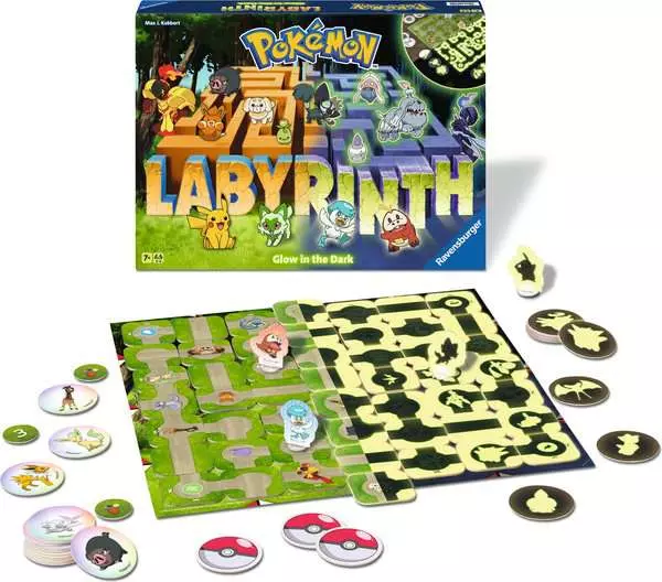 Pokémon Labyrinth Glow in the Dark