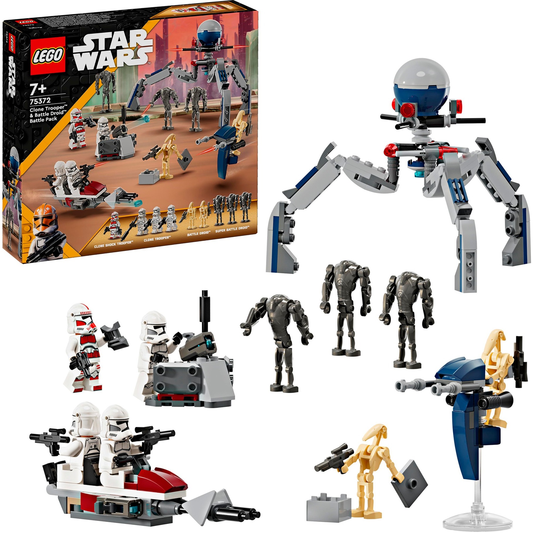 LEGO 75372 Star Wars Clone Trooper & Battle Droid Battle Pack LEGO 75372 Star Wars Clone Trooper & Battle Droid Battle Pack