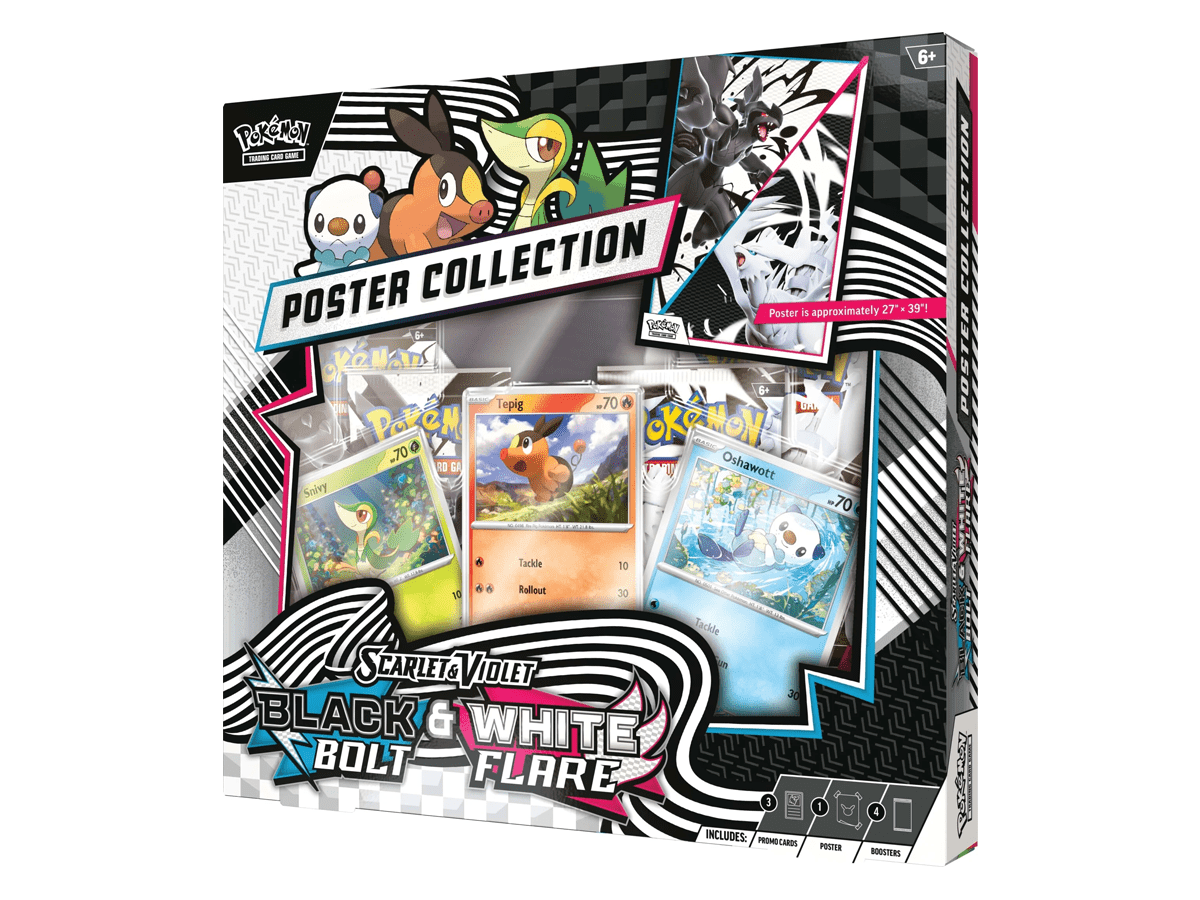 Pokémon Scarlet & Violet: Black Bolt & White Flare Poster Collection 