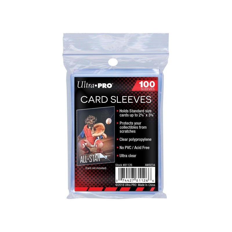 UP - Standard Sleeves - Regular Soft Card (100 Sleeves) - Penny Sleeves UP - Standard Sleeves - Regular Soft Card (100 Sleeves) - Penny Sleeves