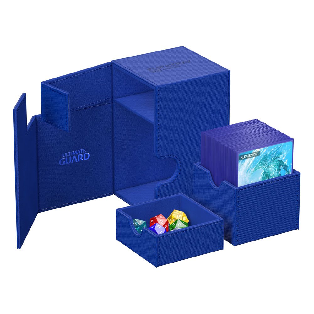 Ultimate Guard Flip`n`Tray 100+ XenoSkin Monocolor Blue Ultimate Guard Flip`n`Tray 100+ XenoSkin Monocolor Blue