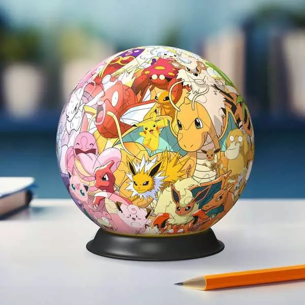 3D Puzzle Ball: Pokémon - Kanto Region