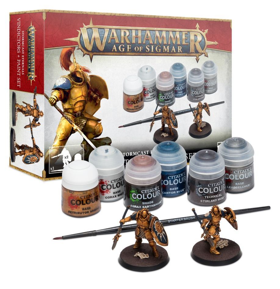 Stormcast Eternals - Vindictors + Paint Set