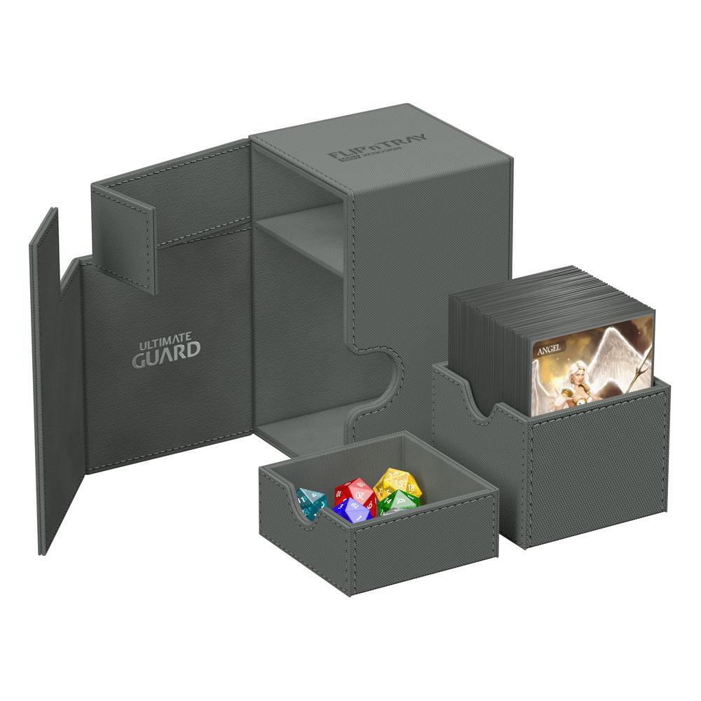 Ultimate Guard Flip`n`Tray 100+ XenoSkin Monocolor Grey Ultimate Guard Flip`n`Tray 100+ XenoSkin Monocolor Grey