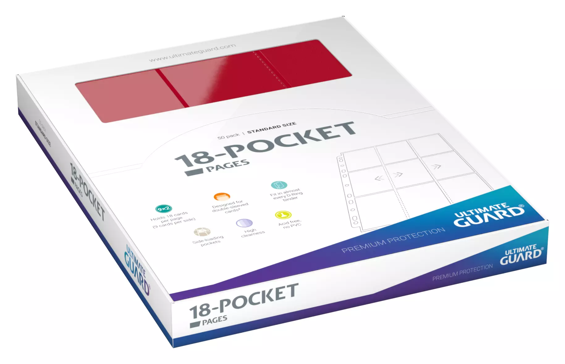 Ultimate Guard 18-Pocket Pages Side-Loading