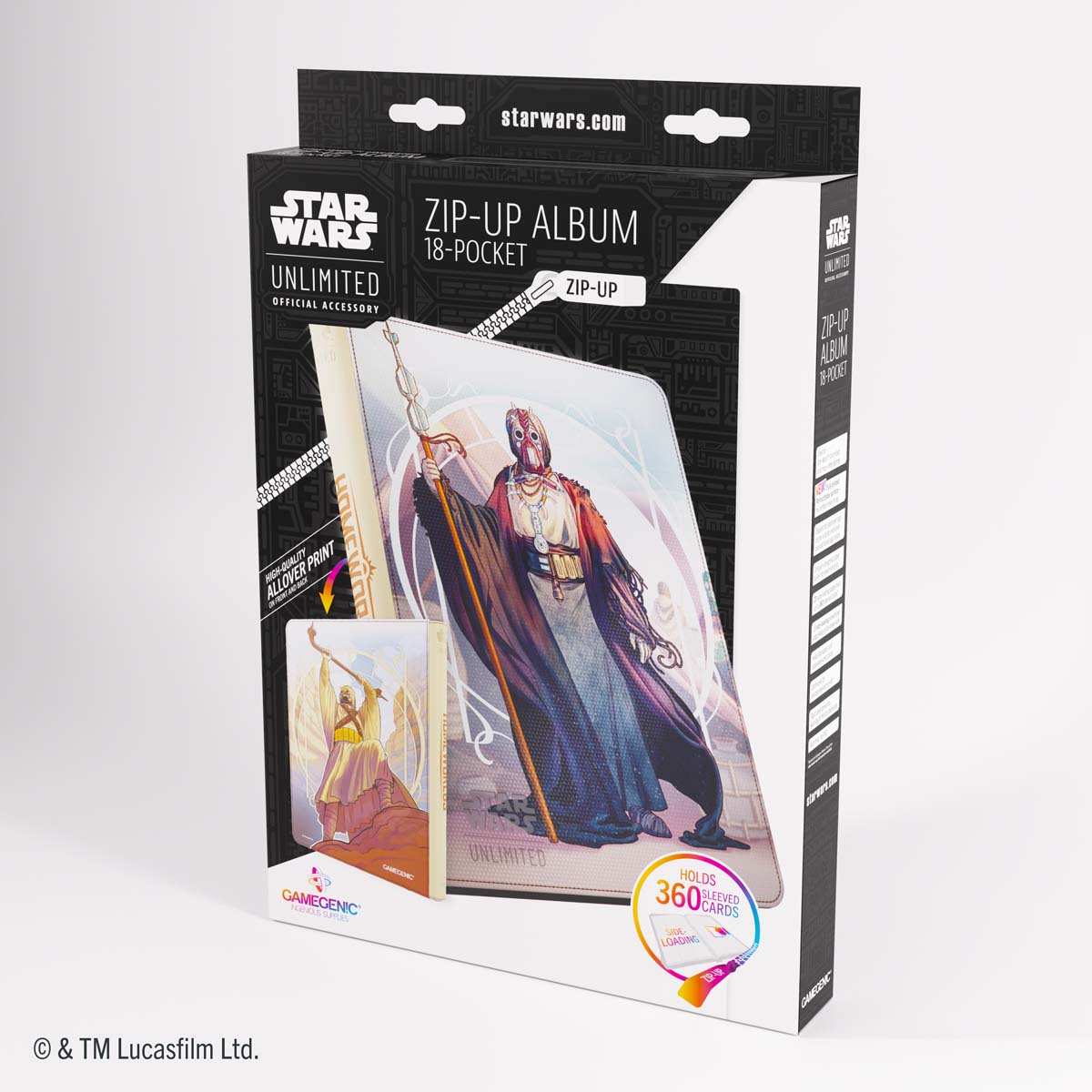 Star Wars: Unlimited Zip-Up Album - The Chieftain & A'Kobe