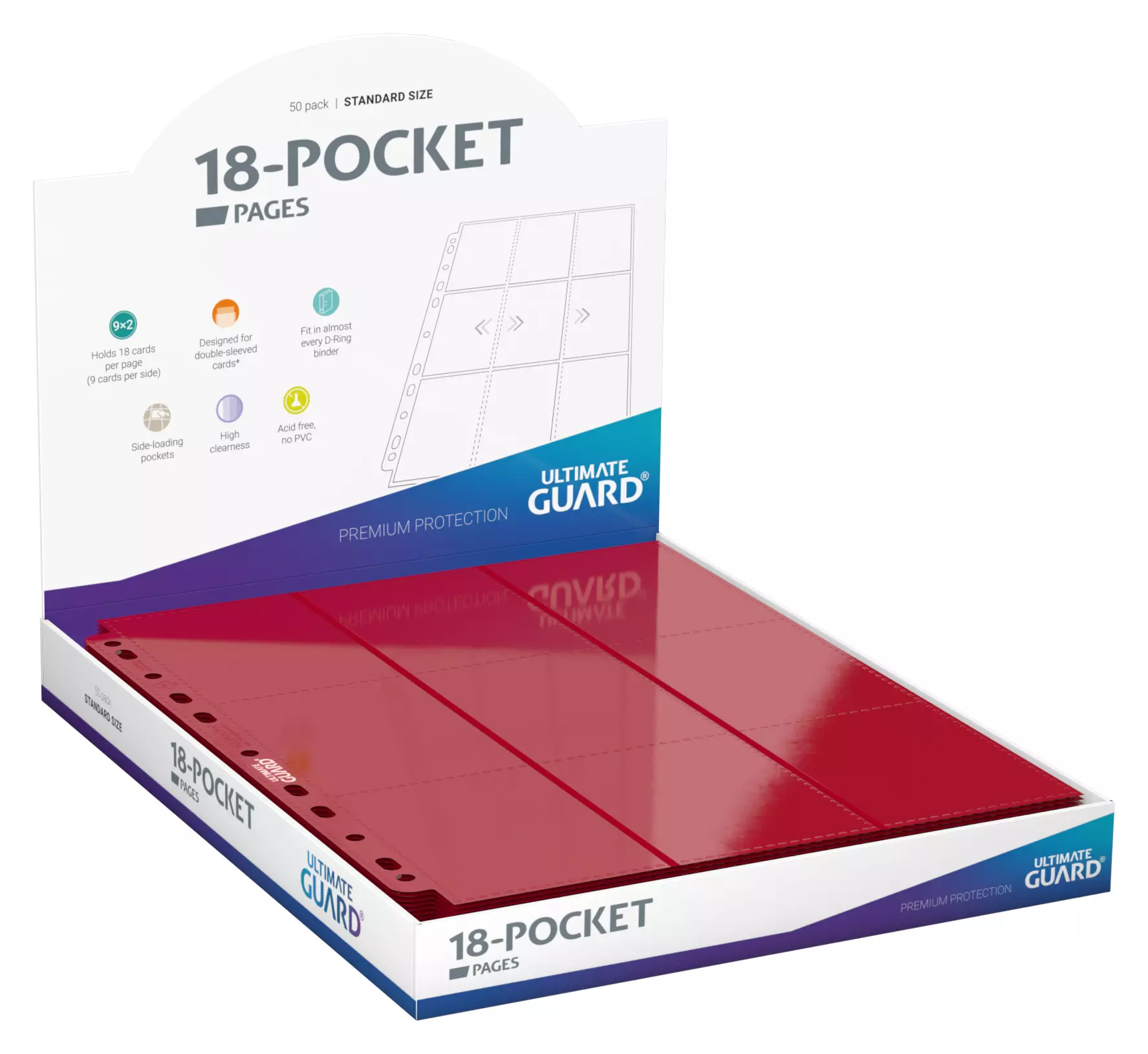 Ultimate Guard 18-Pocket Pages Side-Loading