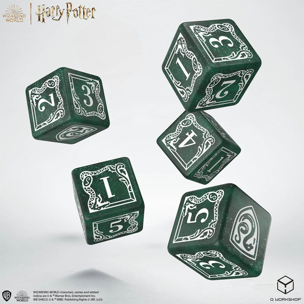 Harry Potter Dice & Pouch Set Slytherin Harry Potter Dice & Pouch Set Slytherin