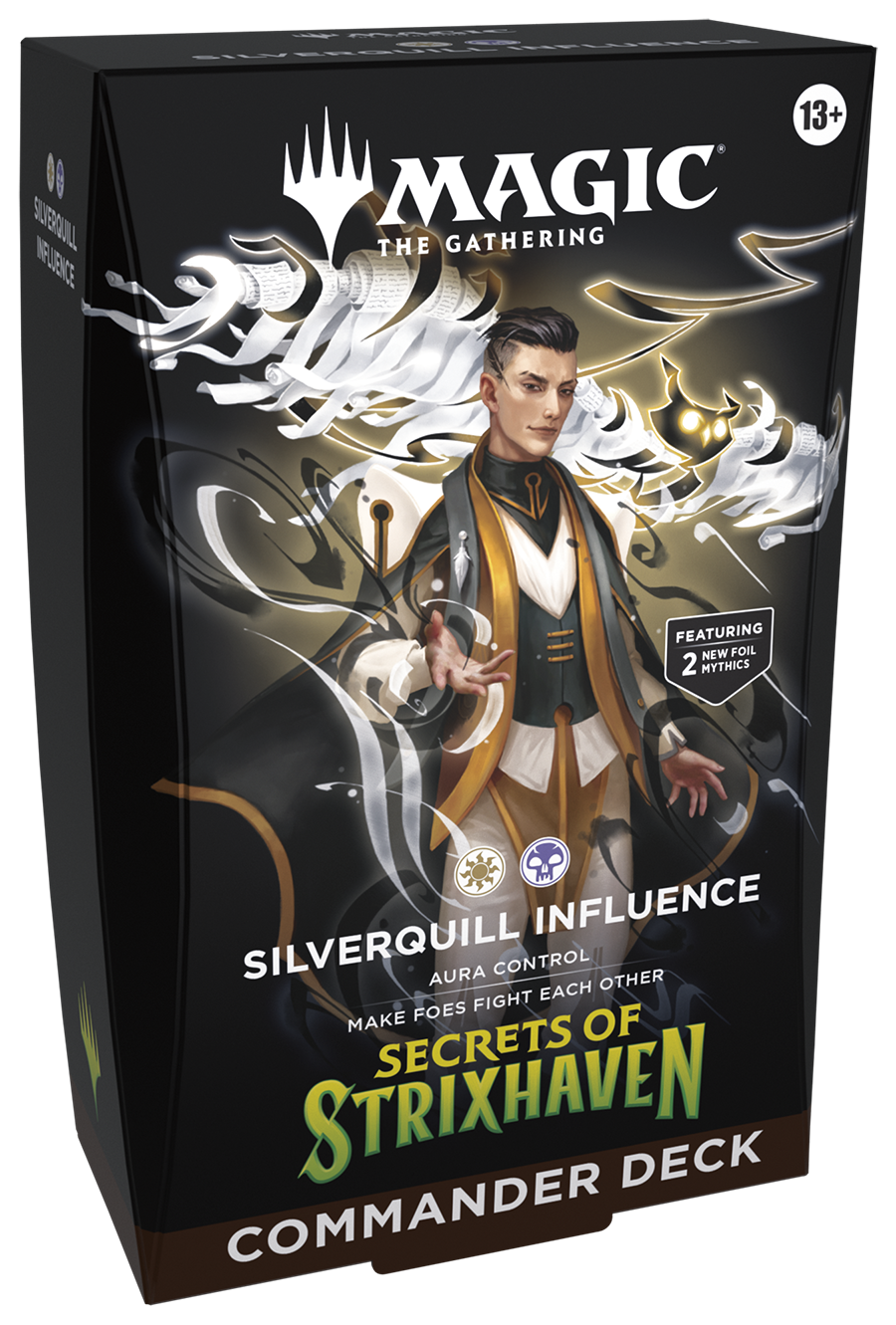 Magic The Gathering Secrets of Strixhaven Commander Deck Silverquill Influence