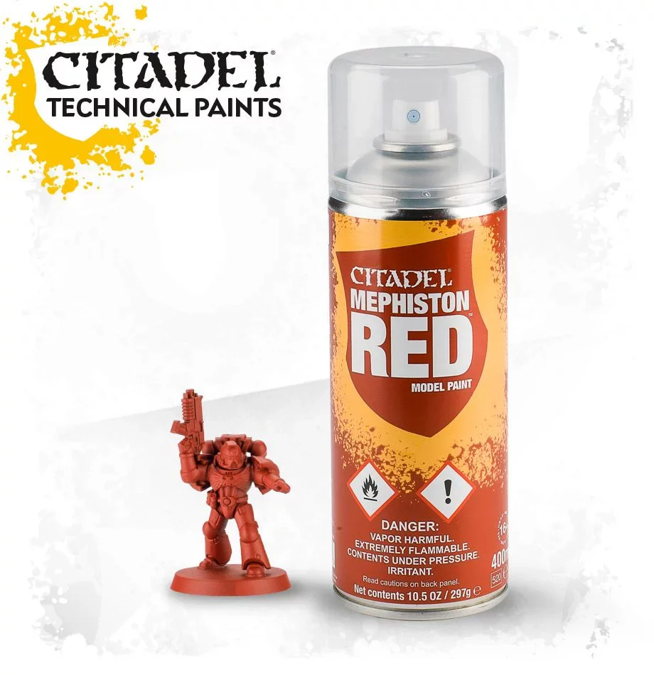 Warhammer Spray: Mephiston Red