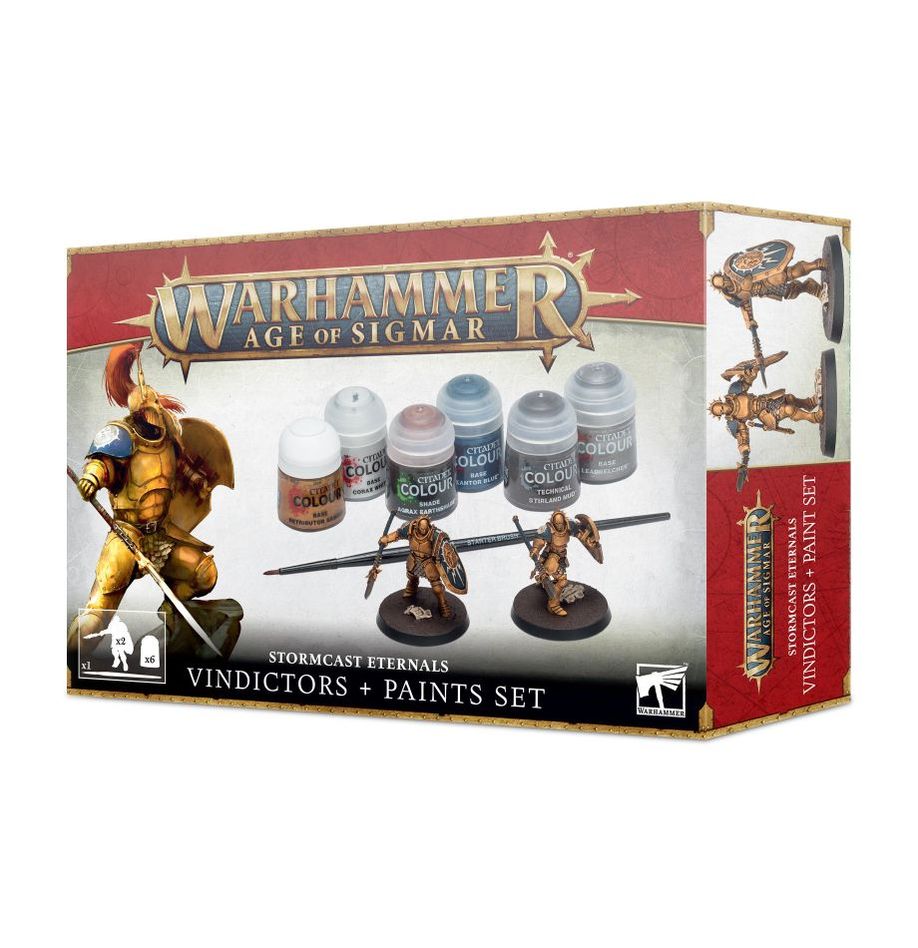 Stormcast Eternals - Vindictors + Paint Set