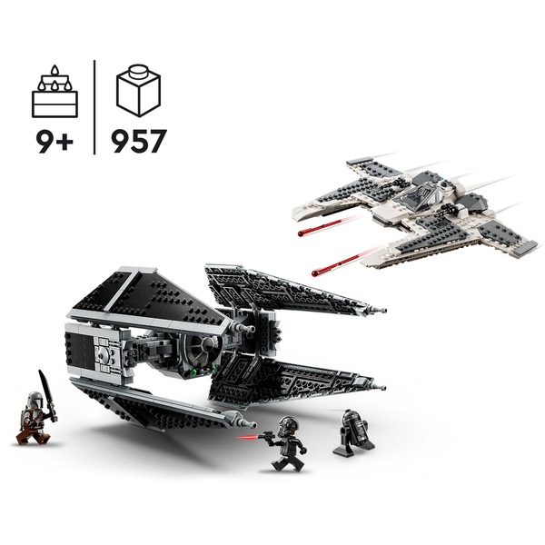 LEGO Star Wars Mandalorian Fang Fighter vs. TIE Interceptor LEGO Star Wars Mandalorian Fang Fighter vs. TIE Interceptor
