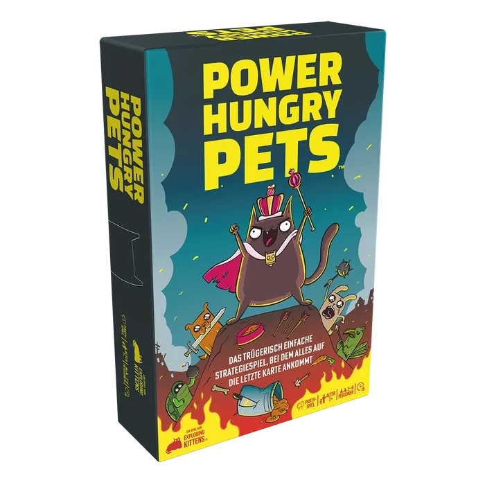 Exploding Kittens Power Hungry Pets - Deutsch