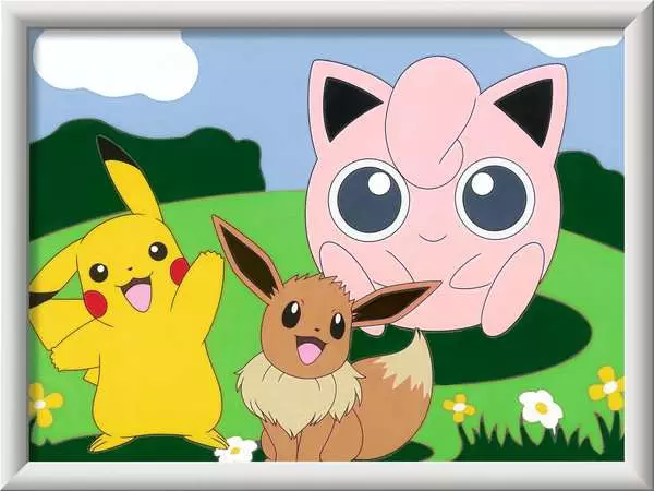 CreArt - Malen nach Zahlen - Pokémon-Klassiker