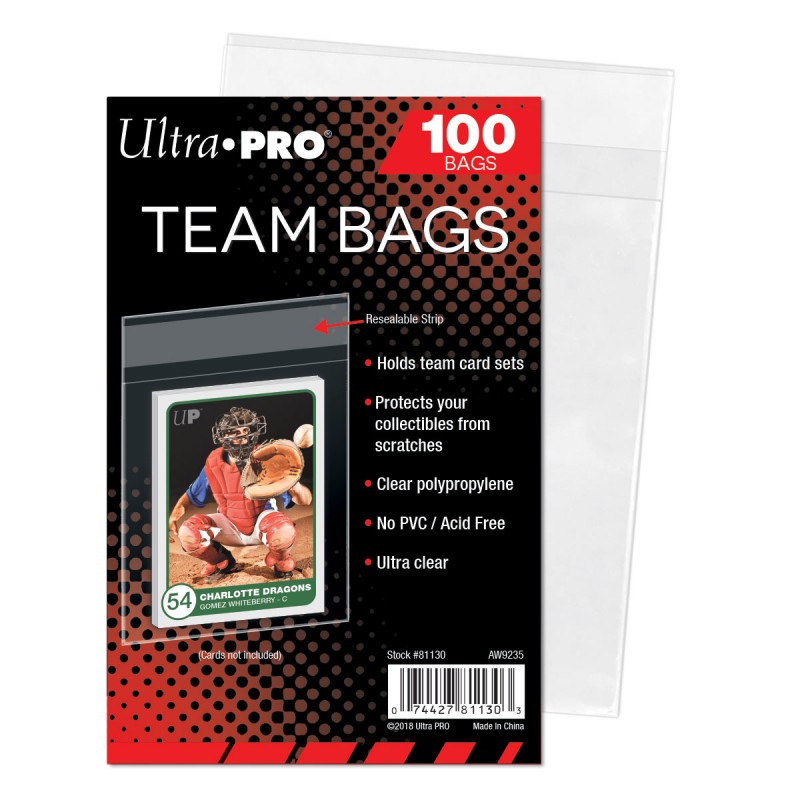 Team Bags - Resealable Sleeves