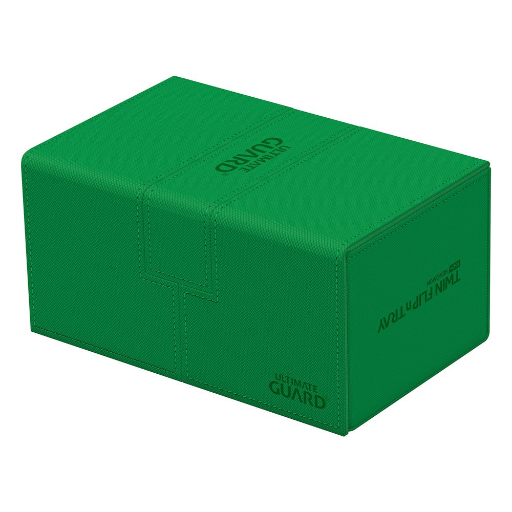 Ultimate Guard Twin Flip`n`Tray 160+ XenoSkin Monocolor Green Ultimate Guard Twin Flip`n`Tray 160+ XenoSkin Monocolor Green