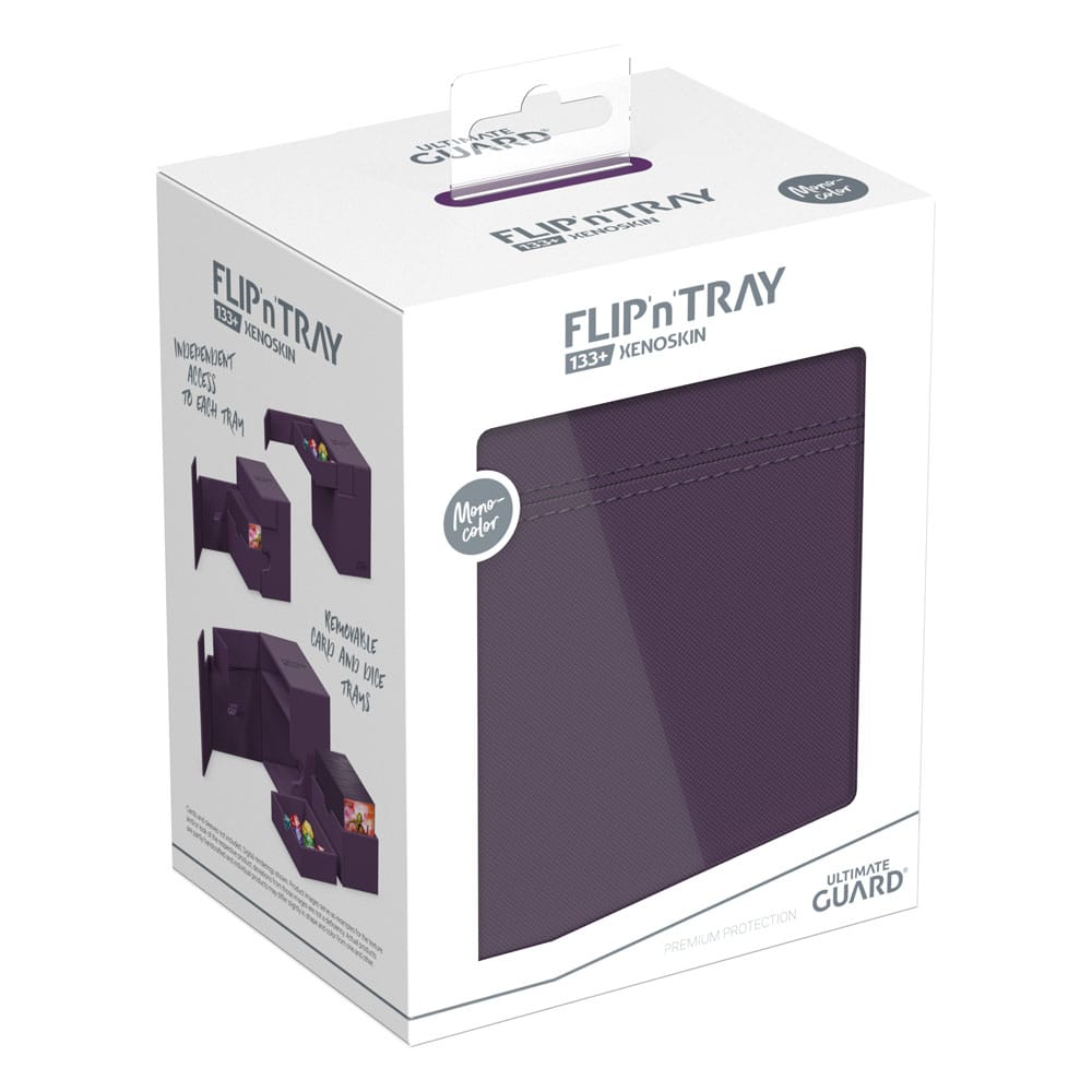 Ultimate Guard Flip`n`Tray 133+ XenoSkin Purple Ultimate Guard Flip`n`Tray 133+ XenoSkin Purple