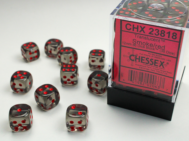 Chessex 12mm d6 Translucent Chessex 12mm d6 Translucent